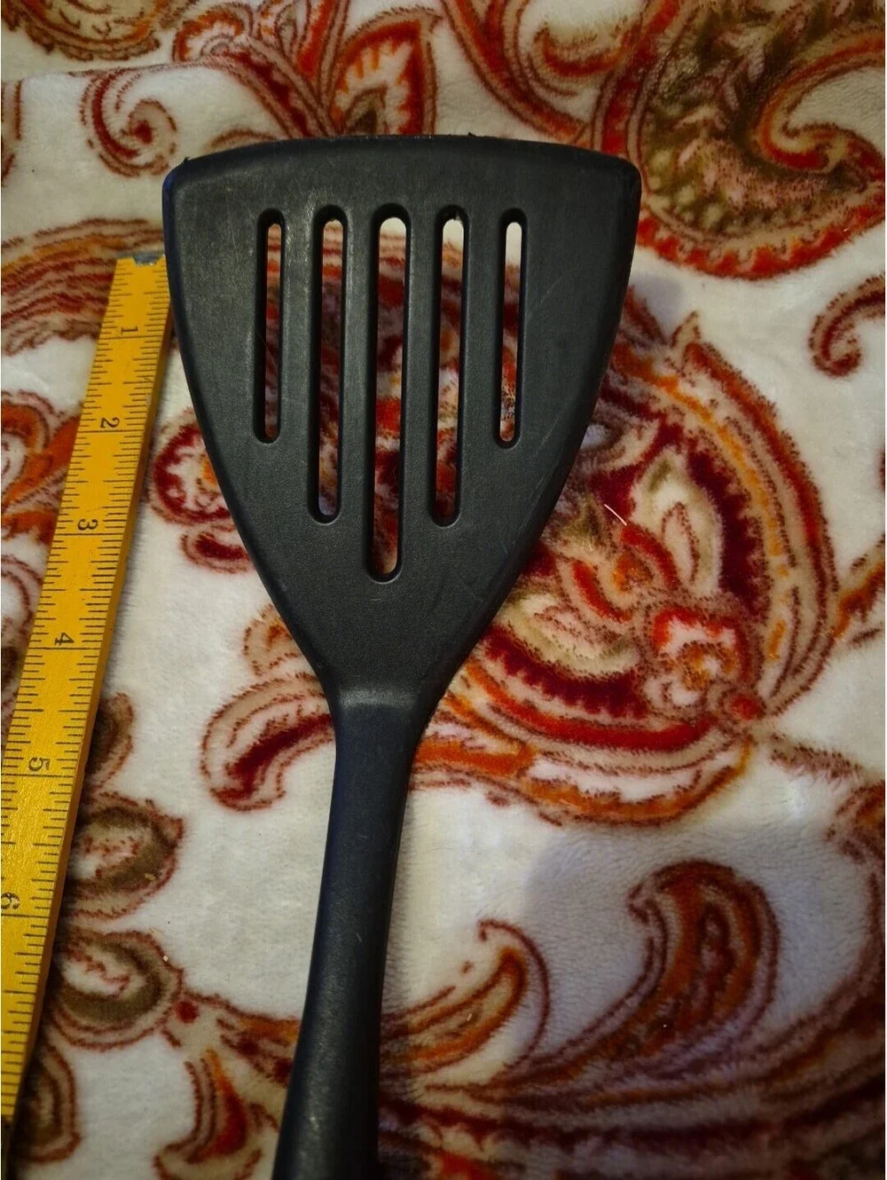 Rubbermaid Black Gray Solid Spatula 14